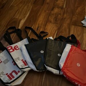 5 pack of lulu lemon bags